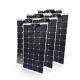 240w Semi Flexible solar module sun power solar panel kit supplier solar thin film For Electric Car Sailboat Rv Yacht