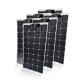 250W Solar Flexible Panels ETFE Material High Flammable Resistance For Boat Yacht