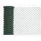 Zinc Aluminum Alloy Diamond Chain Link Fence Roll 50x50mm 4ft