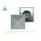White Ceiling Vent Diffuser Excellent Appearance With Cap , 600x600mm Face Size