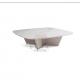 Contemporary Design Square White Marble Coffee Table W001H1