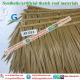 AT-012 Tropical synthetic Real Palm Leaf Thatched Roofing Cover for roofs / gazebos/ tiki hut/ tiki bra/ umbrella