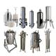 Versatile Stainless Steel Bag Filter Housing with Filter Bag Thickness 7 - 10mm