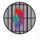1.5m Circular Round Led Display Outdoor Advertising Screen Customized