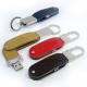 novelty leather USB souvenir items flash drives 1GB with embossed or printing logo