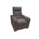 Strong Steel Frame Footrest Home Theater Seating With Aisle Light Option