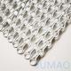 Architectural Metal Chain Link Screen Curtain Walls For Door White