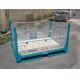 Gold Zinc Galvanised Foldable Pallet Container Push Back Pallet Rack