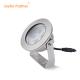 Stainless Steel LED Underwater Light IP68 DC12V 24W Warm White 3000K For Fountain