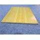 Yellow PVC Sheets For Walls / UPVC Wall Sheeting / WPC Roof Panels