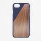 Bamboo & PC iPhone 7 / 8 Natural Wood Phone Case , Splicing Paste Wood Look Phone Cover