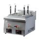 Hotel Restaurant Kitchen Gas Noodle Cooking Machine with 4 Baskets and High Capacity