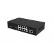 10/100M Ethernet Industrial Switch , 10 Port Industrial Network Switch PoE