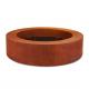 6mm Thick Rustic Red Steel Fire Pits Garden Decor Outdoor Heating Fire Pit