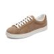 Genuine Anti Skid Euro 42size Leather Suede Sneakers Beige Cow Suede