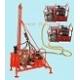 Reinforced portable drilling rig with air drilling