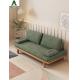 Novelty Foldable Shrinkable Custom Sofa Bed Green Linen Environmental Friendly