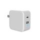 Foldable 65W PD Phone Charger 240V Dual USB C Wall Charger For Iphone 12 Pro
