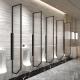 Public Tempered Glass Urinal Screen Partition Cubicle Toilet WC Divider Board