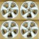 18 Silver Replica Wheels Rim 75242 69131 For Toyota RAV4 2019-2022