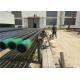 Thickness Wall Carbon Steel Pipes And Tubes SCH 40 With Plastic / Steel Ring