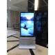 Double Sided Advertising Kiosks Displays / Hospital Clear OLED Screen