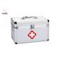 Aluminum Emergency First Aid Kit with Supplies First Aid Box for Home and Outdoor Activities