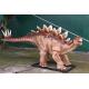 Soft Silicone Rubber Life Size Dinosaur Statue For Amusement Park Decoration