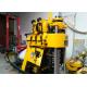 Yellow Mobile Borehole Drilling Machine / Crawler Mounted Drill Rig For Water Well