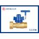 Male Female Revolving Nut Lockable Brass Ball Valves