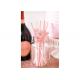 Funny Decorative Paper Straws Striped Party Straws Pink And Gold Color