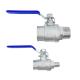 CIF Term Stainless Steel 2PC Female and Male Thread Ball Valve with Handle at Outlet