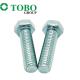 TOBO Hot Sales DIN961 Galvanized Hexagonal Bolts With Steel Surface