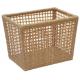 Waterproof Handweaved Hotel Laundry Bin Washable Rattan Plastic