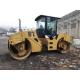 CB534D Tandem Double Drum Roller Compactor Caterpillar Used 12T