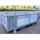 Heavy Duty Collapsible Cage Pallet Q235 Metal Stillage Grey