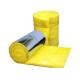 Yellow Natural Fiberglass Wool Insulation Construction Material