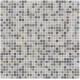 Light grey 10mm glass mosaic mix pattern living room backspalsh