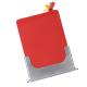 32.5cm Square PP Cutting Board Safety 2KG Food Grade Red Chopping Board
