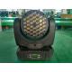 36 3W RGBW 4in1 Led Moving Head Light , Wash Stage Disco Light For Party Effect