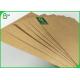 Anti - Curl FSC Approved Brown Kraft Paper Roll Of 190g 200g 230g 250g