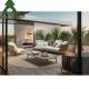 Rope Outdoor Poolside Sectional Sofa Set Large Bulk Luxury Garden Sets