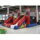 New Inflatable volcano bouncy castle full printing inflatable jumping castle combo beautiful color inflatable jump
