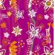 Purple Coated Polyester Vinyl Fabric Eco Friendly Decoration