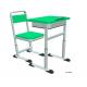 K019 Single Dual Modern Student Desk And Chair Set with Groove HDPE Material