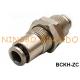 Union Bulkhead Push To Quick Connect Brass Pneumatic Hose Fitting 1/8 1/4 3/8 1/2