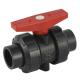 Socket or Threaded Connection Form PVC True Union Ball Valve with EPDM Plastic Valve