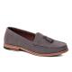 Grey Mens Suede Slip On Dress Shoes , Fashion Mens Casual Flats For Party