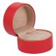 Custom Design Portable Ring Gift Box , Full Cover Leather Wedding Ring Box