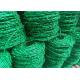 Single Strand Barbed Wire PVC Coated Galvanized Steel Material